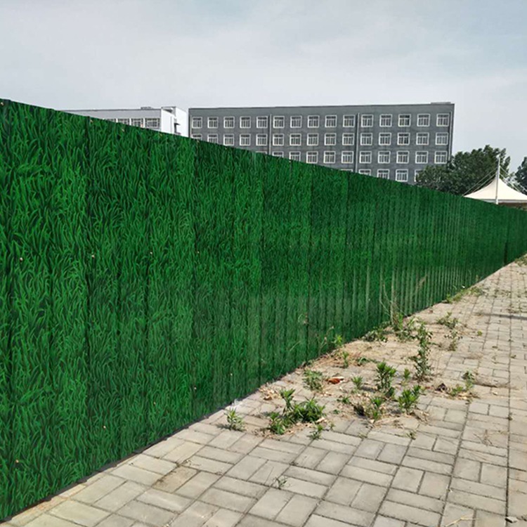 九星施工围墙布临时围挡报价环保绿色围挡工厂