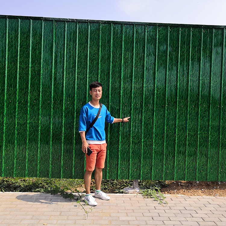 小草围挡厂家九星围挡彩钢瓦5米6米高围挡墙批发