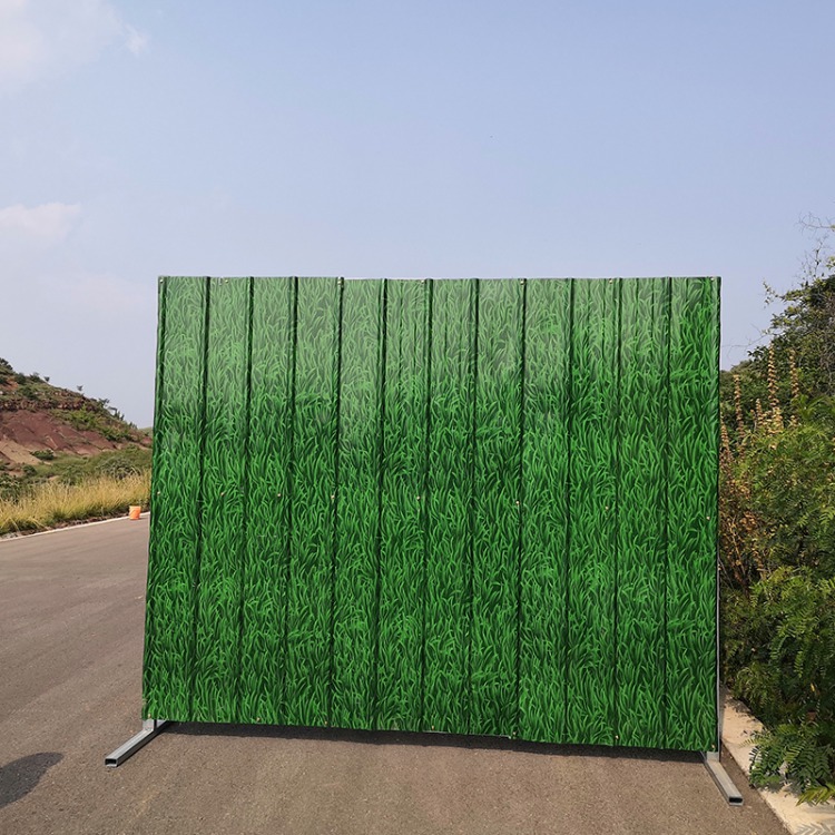 草皮围挡定制高速施工围挡批发九星临时施工围挡