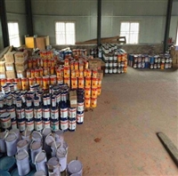 上门回收 库存过期油漆 回收库存染料