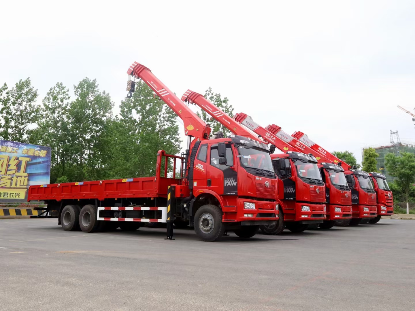 国六解放j6随车起重运输车