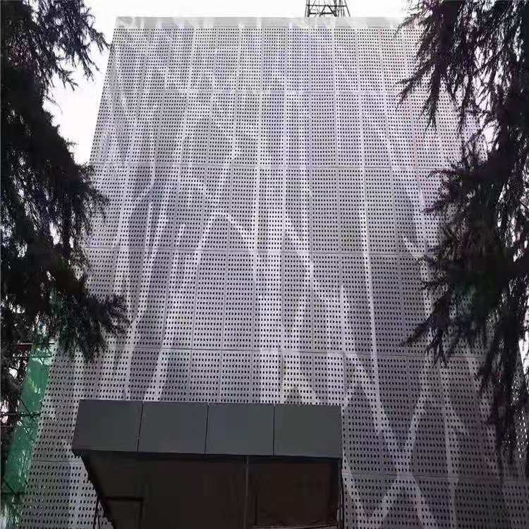 供应冲孔铝单板激光冲孔不规格孔异形艺术孔定制