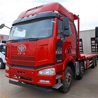 解放J6前四后八平板车 拉250挖机拖车 板长8米 二手车