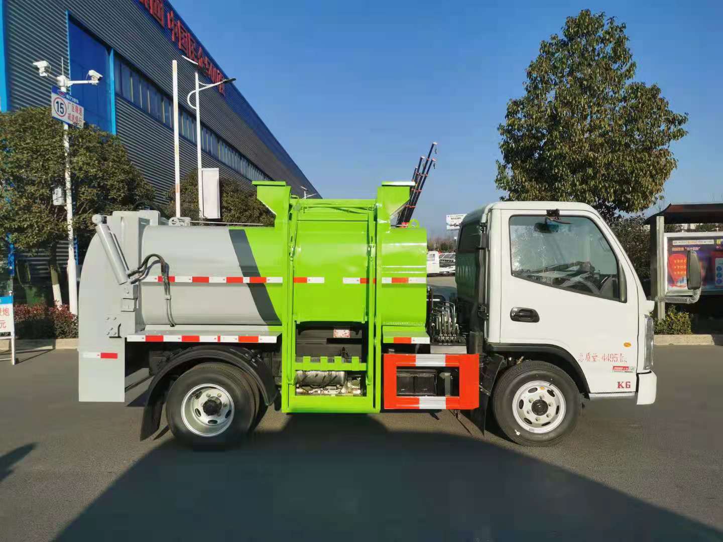 3方餐厨垃圾车 凯马厨房垃圾收集车 泔水运输车 厨余垃圾转运车