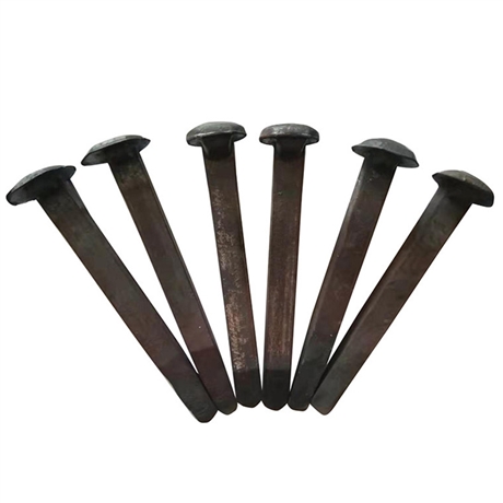 矿用铁路道钉 手工钢轨道钉 铁路配件铁制方道钉