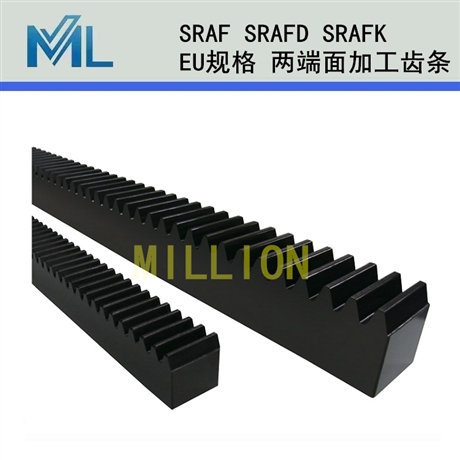 正方形齿条 KHK小原齿轮 两端面加工齿条 SRAF系列3模数-500长度