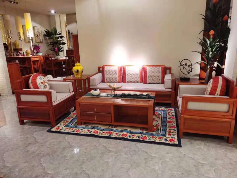 深圳高价收购老红木沙发茶台 二手红木家具回收