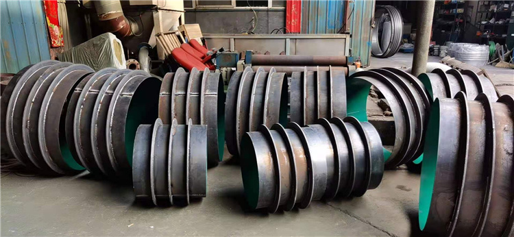 昊毅管道批发防水套管翼环 刚性止水环 法兰片密闭肋套管止水翼环