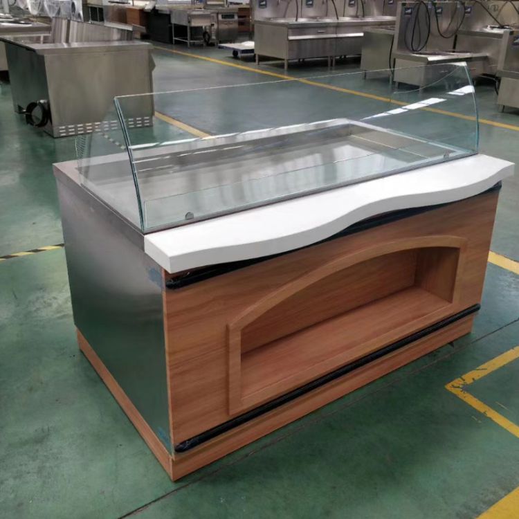 特锐德 不锈钢 四眼保温售饭台 餐厅商用保温卖饭台 早餐饭保温餐台