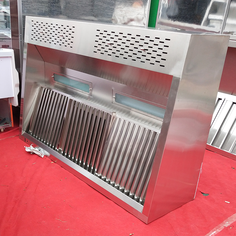 特锐德 耐腐蚀 风机烟罩一体式 餐饮排烟防火阀厂家 食堂用排烟罩