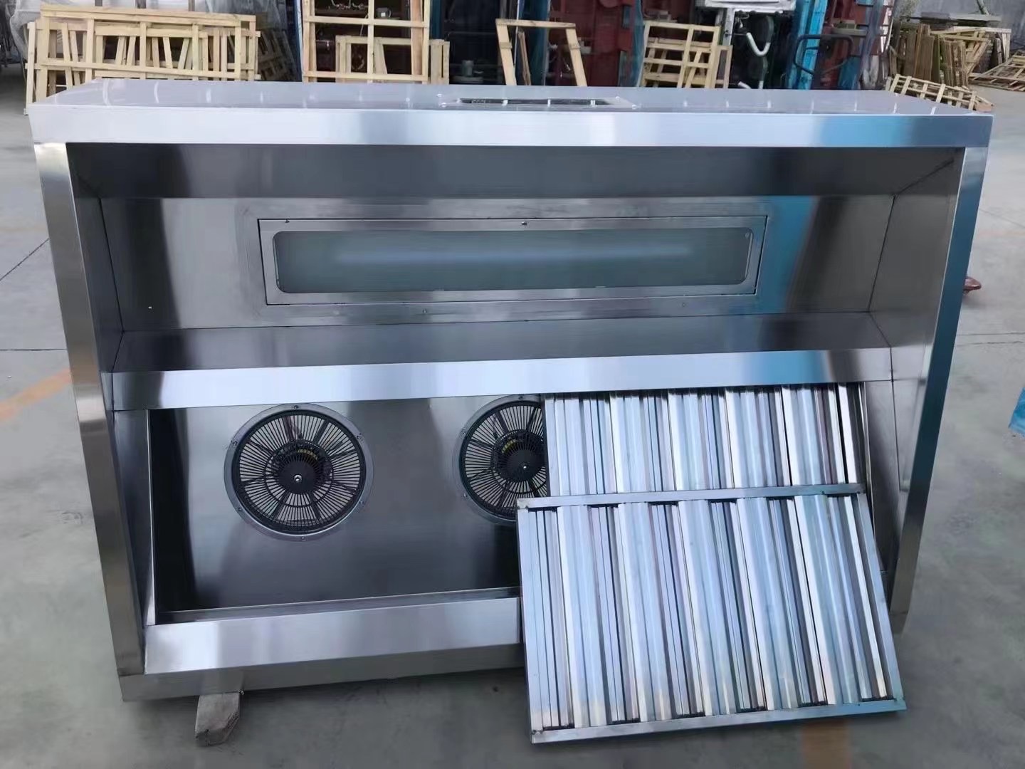 不锈钢油网烟罩不锈钢集烟罩不锈钢烟罩价钱一米不锈钢烟罩设计图纸