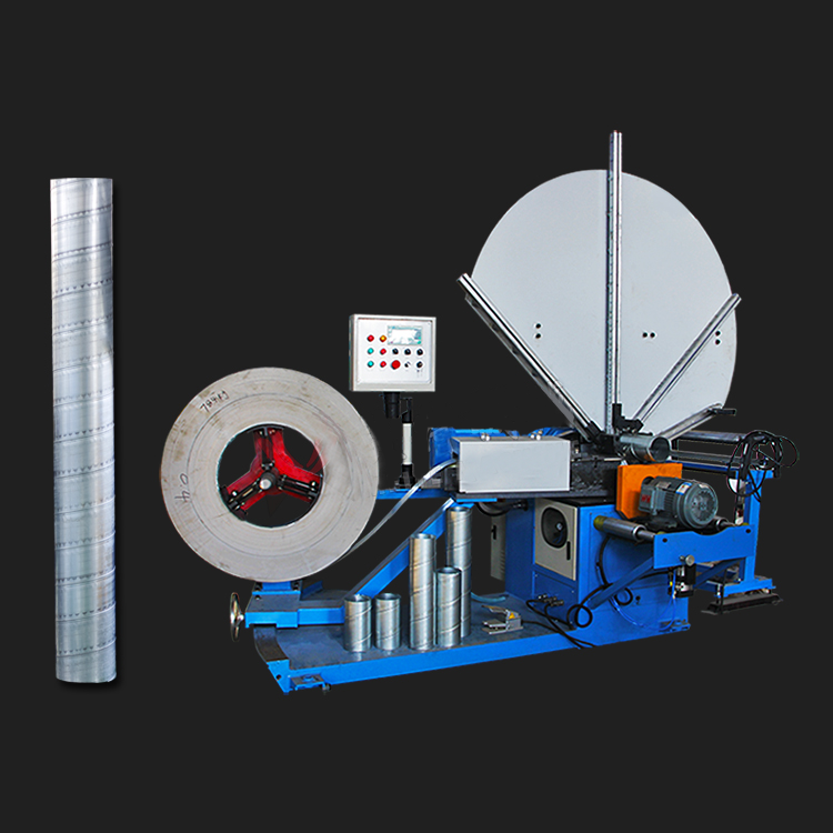 镀锌螺旋风管机器调试图片