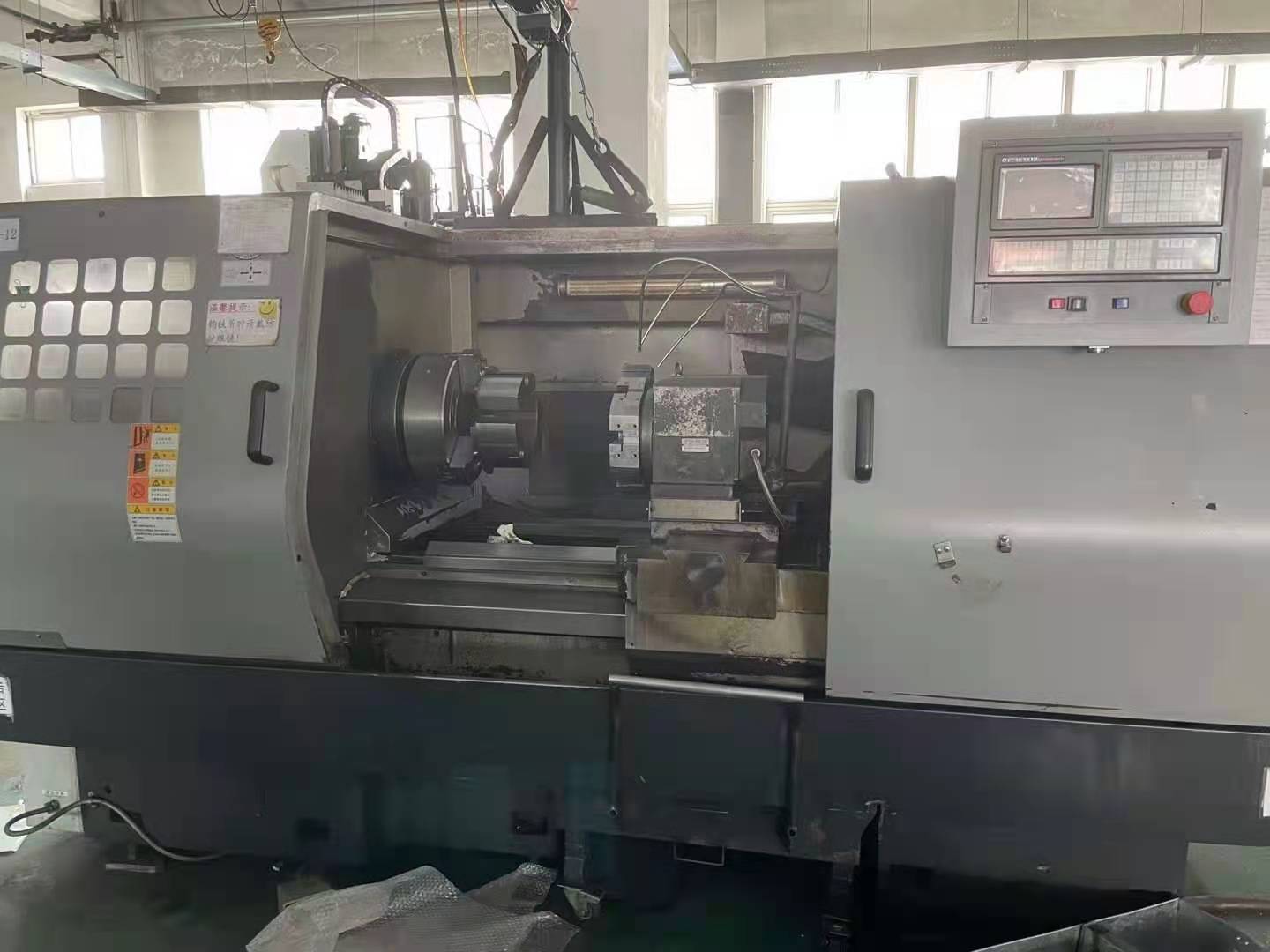 机械厂急售二手宝鸡hk63b数控卧式车床二手数控车