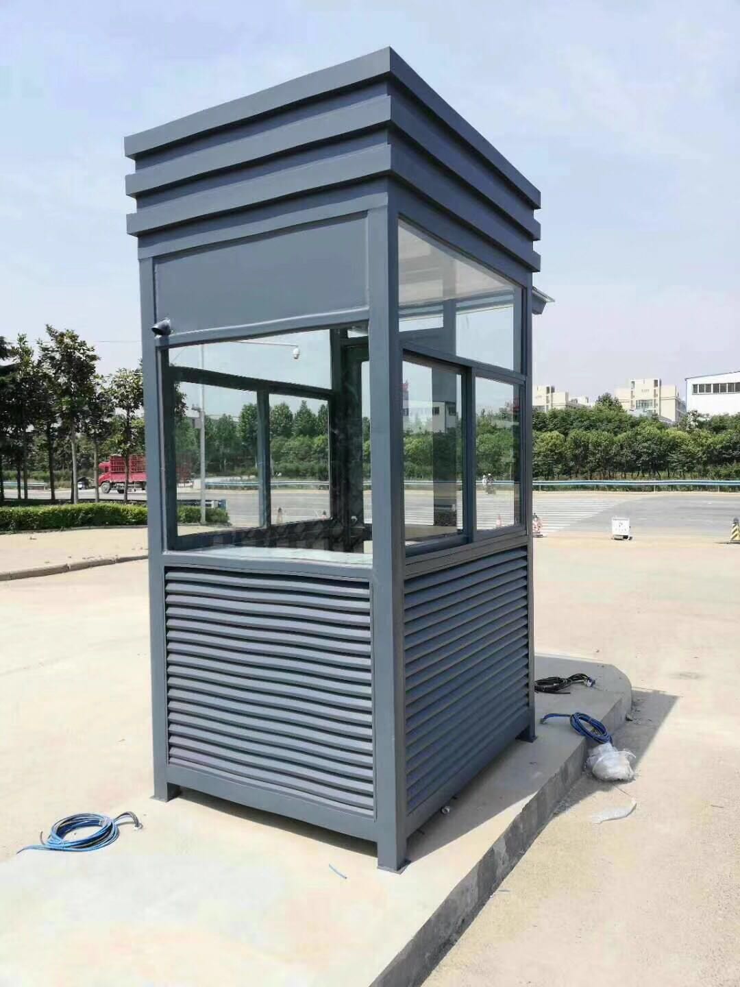 黑龙江高速服务区收费岗亭值班岗亭现场施工