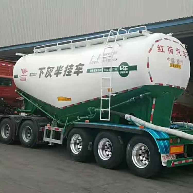 厂家出售48方散装水泥罐车低密度粉粒物料运输车可分期