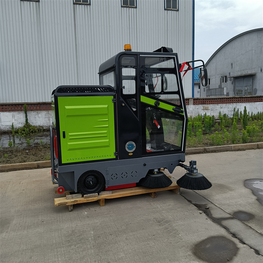 電動吸塵掃地車物業工廠掃地車小型吸塵清掃車