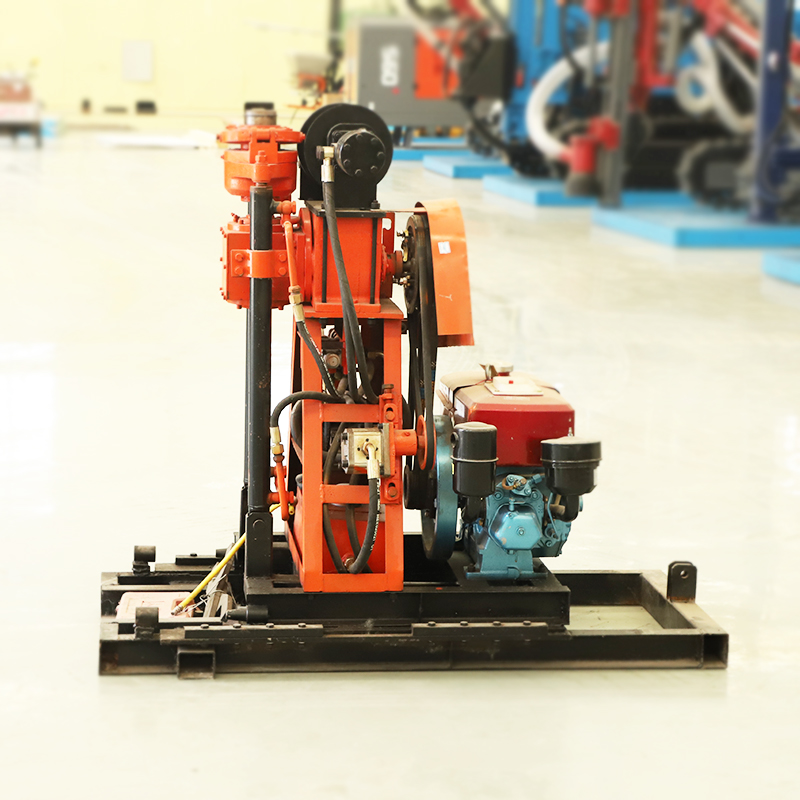 小型地质勘探钻机恒旺50型便携式轻型取芯钻机可钻灌浆孔