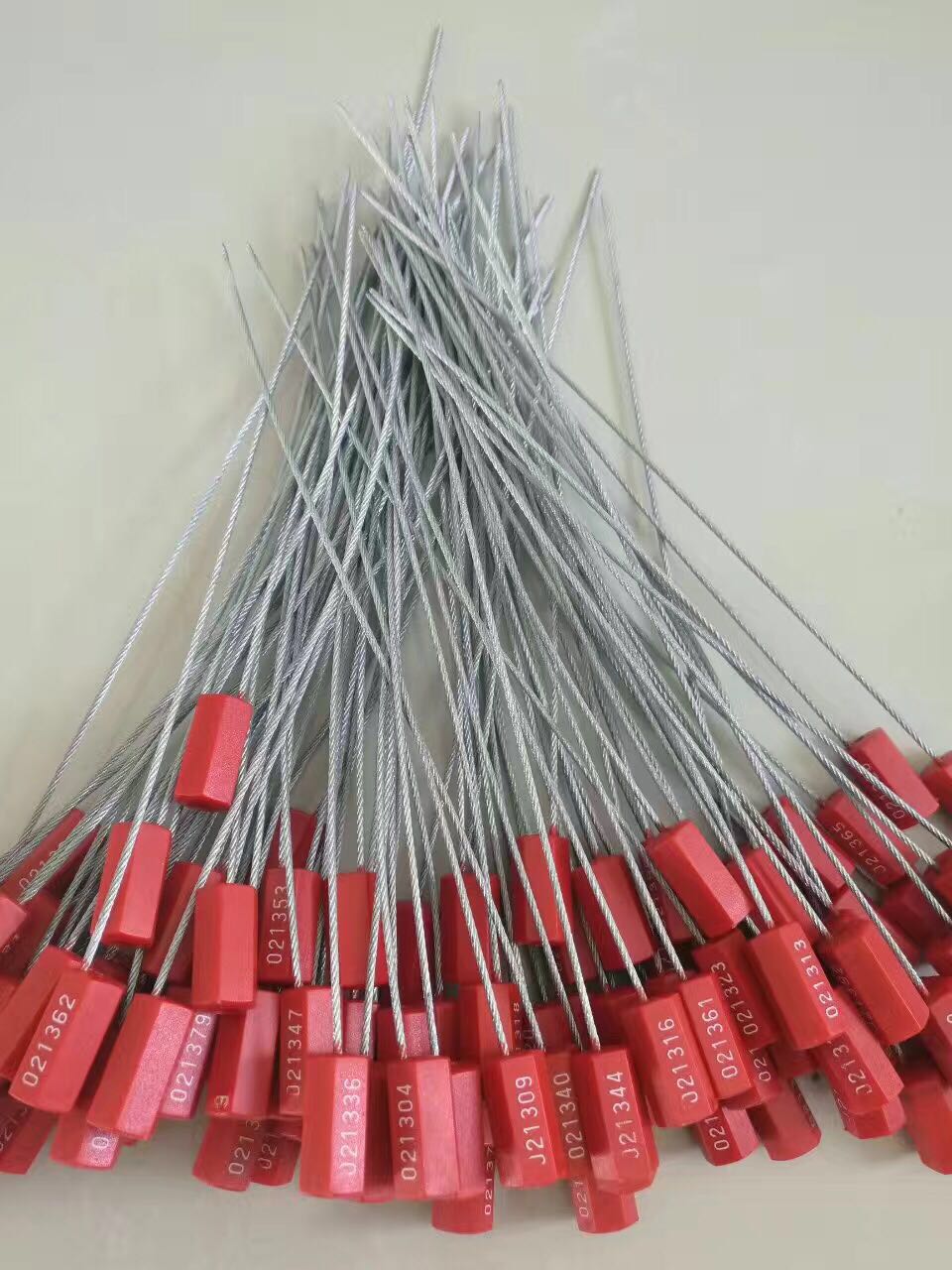 供应小摇把铅封锁一次性施封锁六角钢丝锁厂家批发