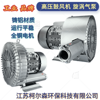 色选机应用配套高压风机 7.5kw旋涡高压气泵 双段微孔养殖气泵