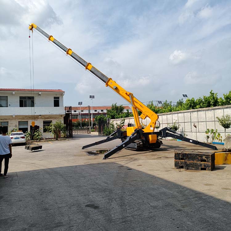 像蜘蛛的小吊车履带起重机小型蜘蛛吊作业轻便灵活