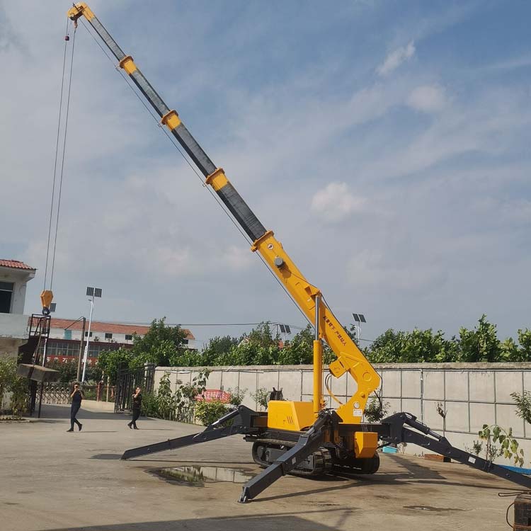 铭江机械移动小型吊机履带起重机全地形蜘蛛吊5吨蜘蛛吊车