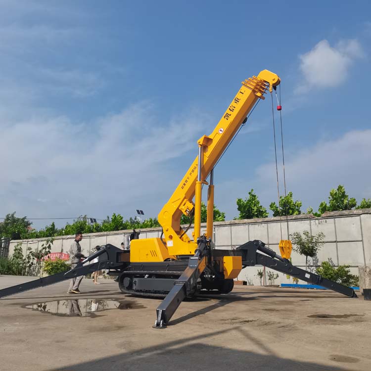 像蜘蛛的小吊车履带起重机小型蜘蛛吊作业轻便灵活
