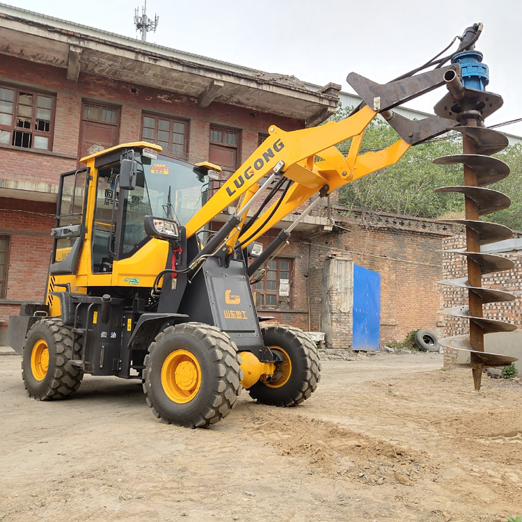 挖岩石电杆洞的神器 电线杆子深坑打坑机 明茂山区栽电线杆打坑机