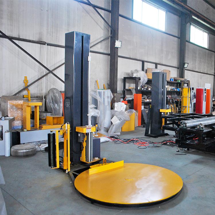 厂家供应全自动托盘缠绕机 自动拉伸膜机 转盘围膜托盘打包机