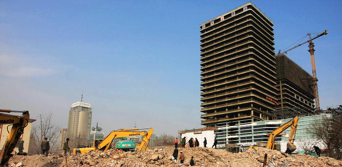 北京珀丽酒店拆除工程图片