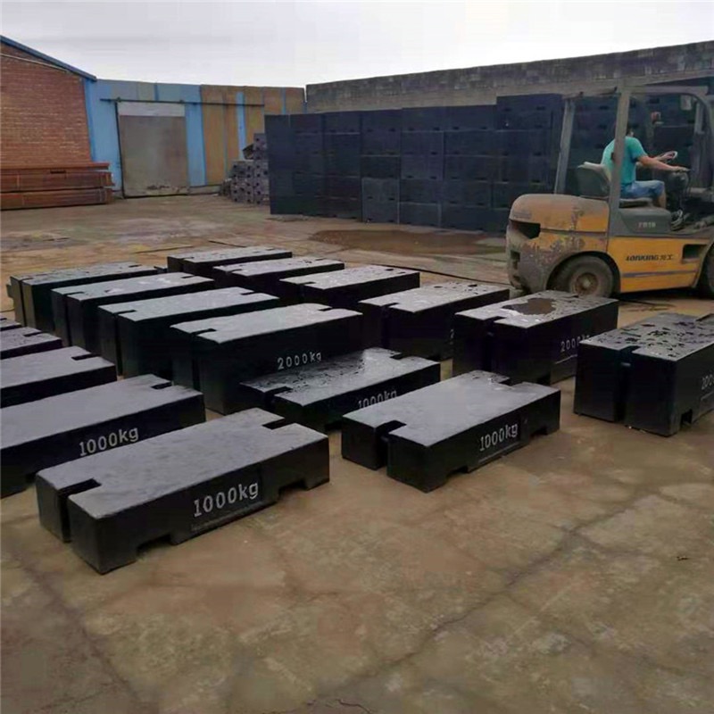 贵阳砝码m1生产厂家 1吨工业砝码称 1000kg平板型铸铁砝码