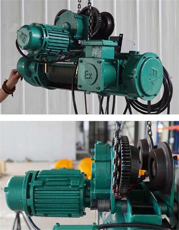 成华牌防爆式电动葫芦悬挂式电动葫芦特殊无火花材料制成更安全