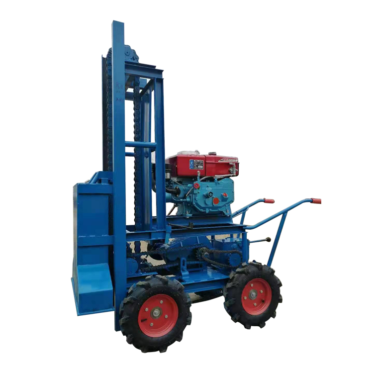 手扶链条打夯机小型吊夯机链式地基夯