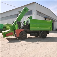 喂牛用排粪车 畜牧养殖用清粪车 自卸式粪便清理车