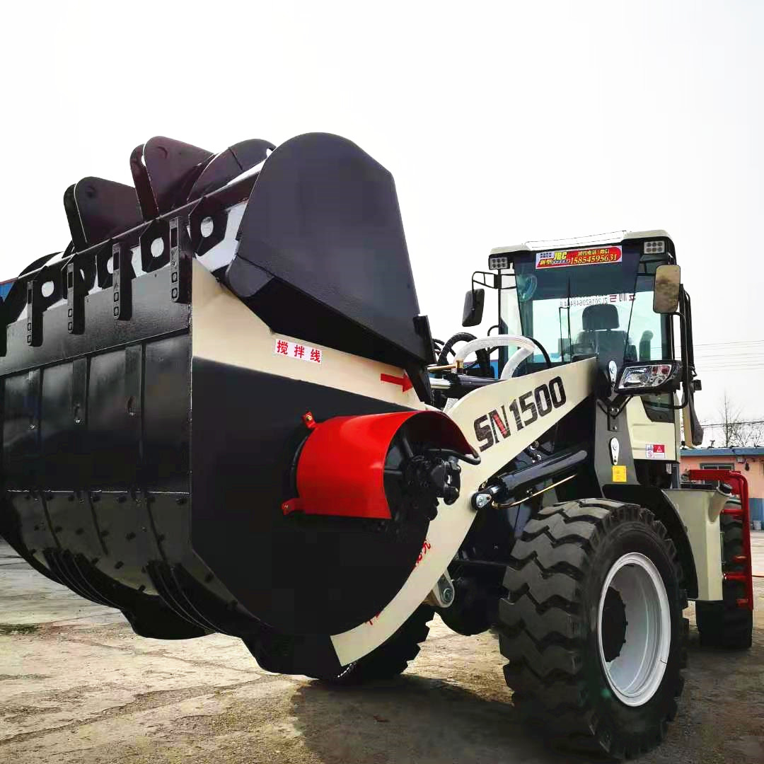 混凝土搅拌装载一体机全自动搅拌装载机混凝土自动上料搅拌车