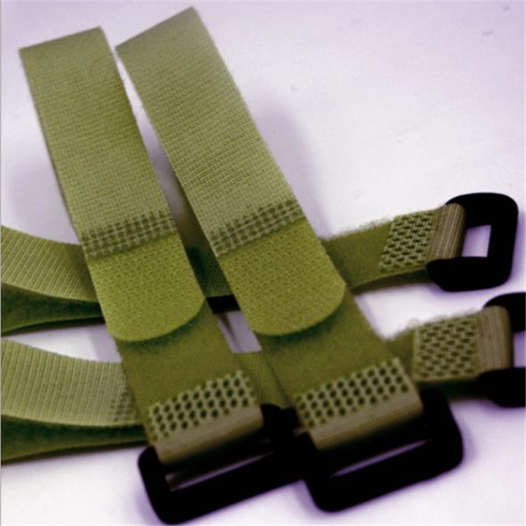 彩色魔术贴扣子扎带 粘扣带绑带 塑料扣电线尼龙捆绑带