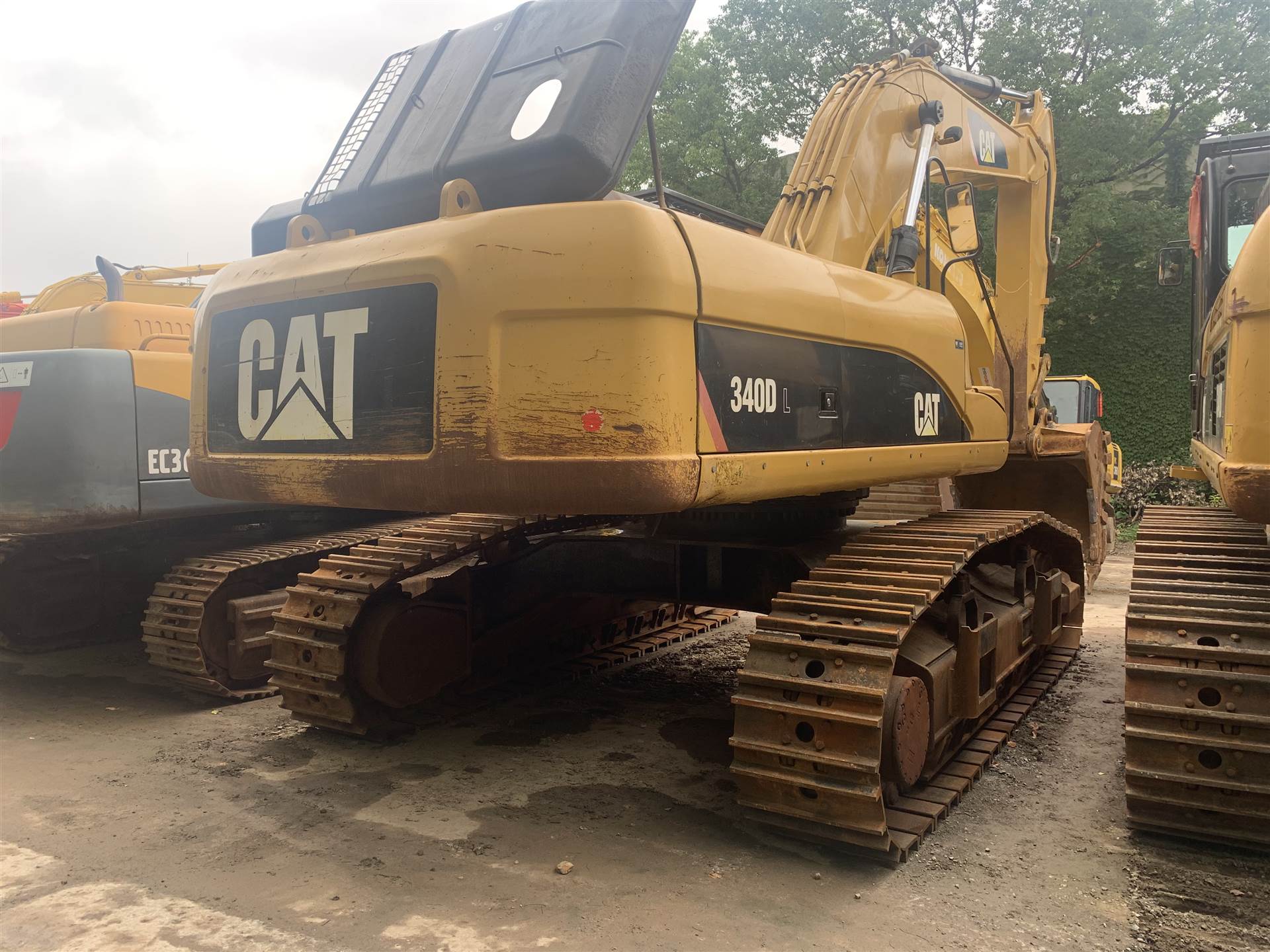 二手挖掘机卡特340dl原装进口2021年报关2000多小时