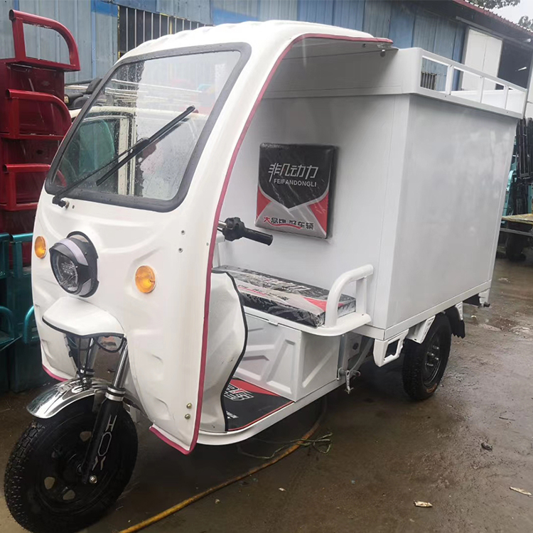 新款箱式电动车车厢电动快递车箱式三轮车