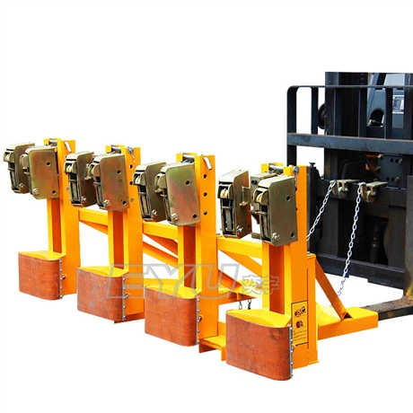 铁皮桶抱夹夹具原纸抱夹叉车200l钢桶电动液压夹抱车