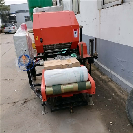 民安打捆包膜机厂家 青储黄储打捆包膜一体机