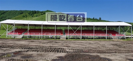 北京现代品牌推广观众看台搭建