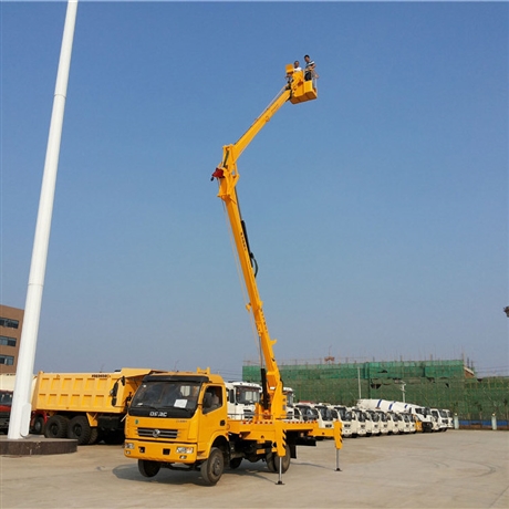 好用的自行直臂高空作业车市政环卫重汽云梯车8米自行直臂高空作业车