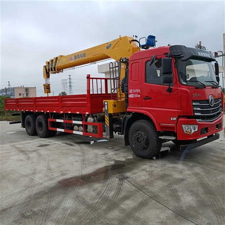 12吨随车吊新车 东风畅行D3后双桥配12吨4节臂  货箱8米5