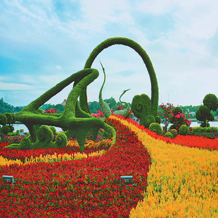 西安仿真绿雕造型逼真绿雕制作厂家来图定制款式齐全