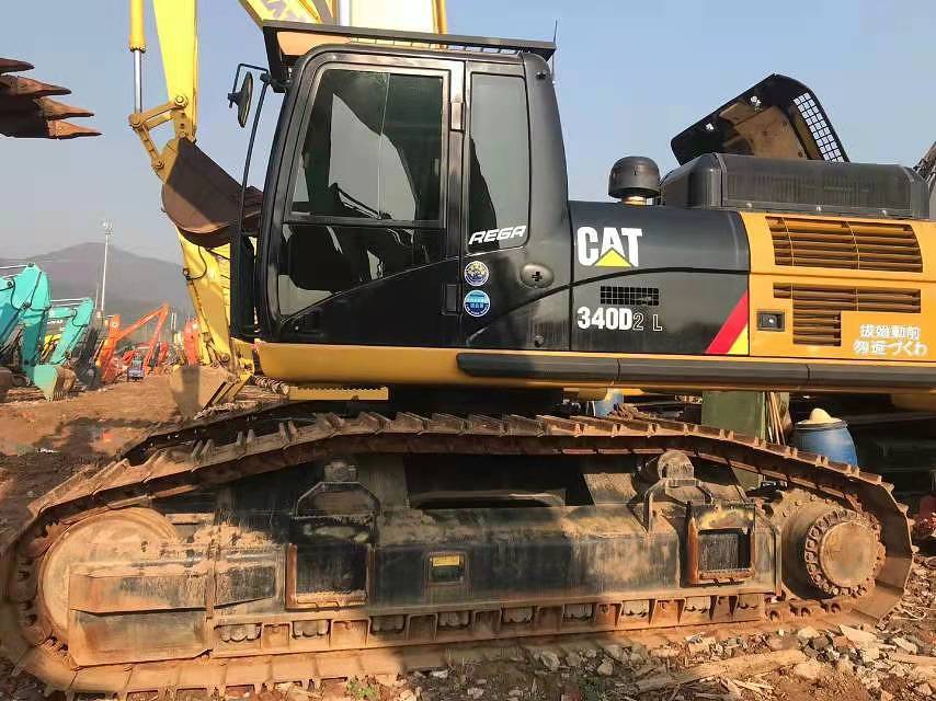 二手挖掘机卡特340dl原装进口2017年性能好全国包送