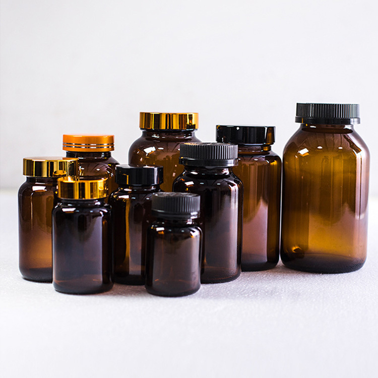 茶色密封玻璃瓶 避光药瓶 小药丸分装瓶 密封冻干粉瓶 香薰瓶 批发