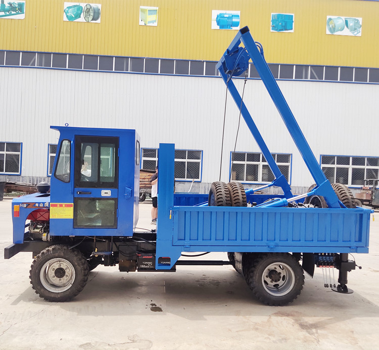 龙门吊棺车开封液压下葬车农村下葬吊棺材车拉棺车小康之星厂家