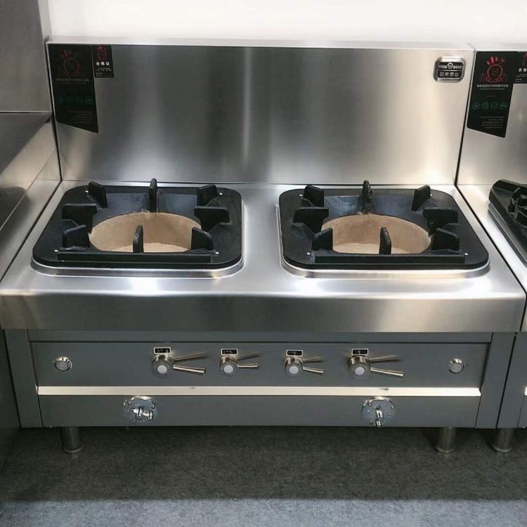 特锐德不锈钢广州灶汤食堂专用天然气地汤灶双孔低汤灶tg61