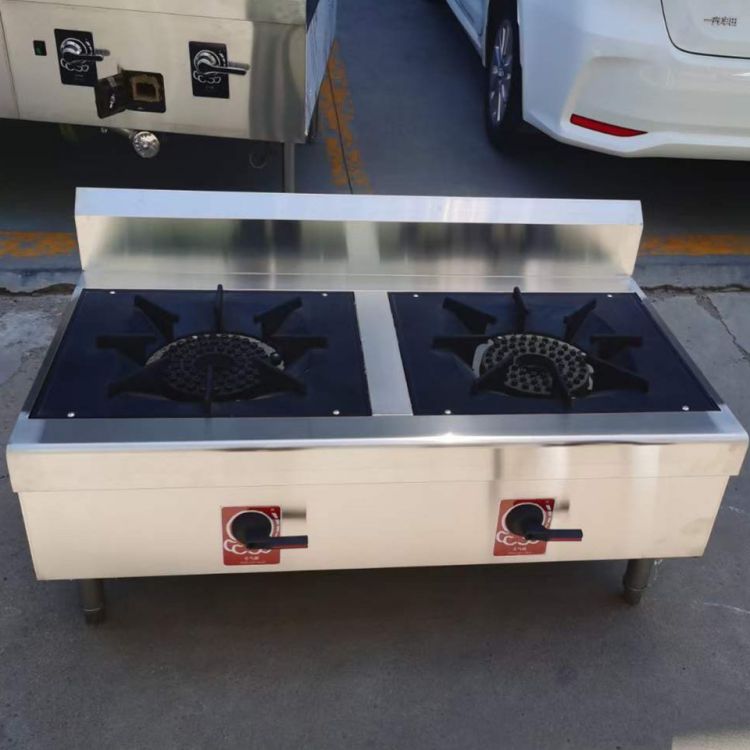 特锐德不锈钢广州灶汤食堂专用天然气地汤灶双孔低汤灶tg61