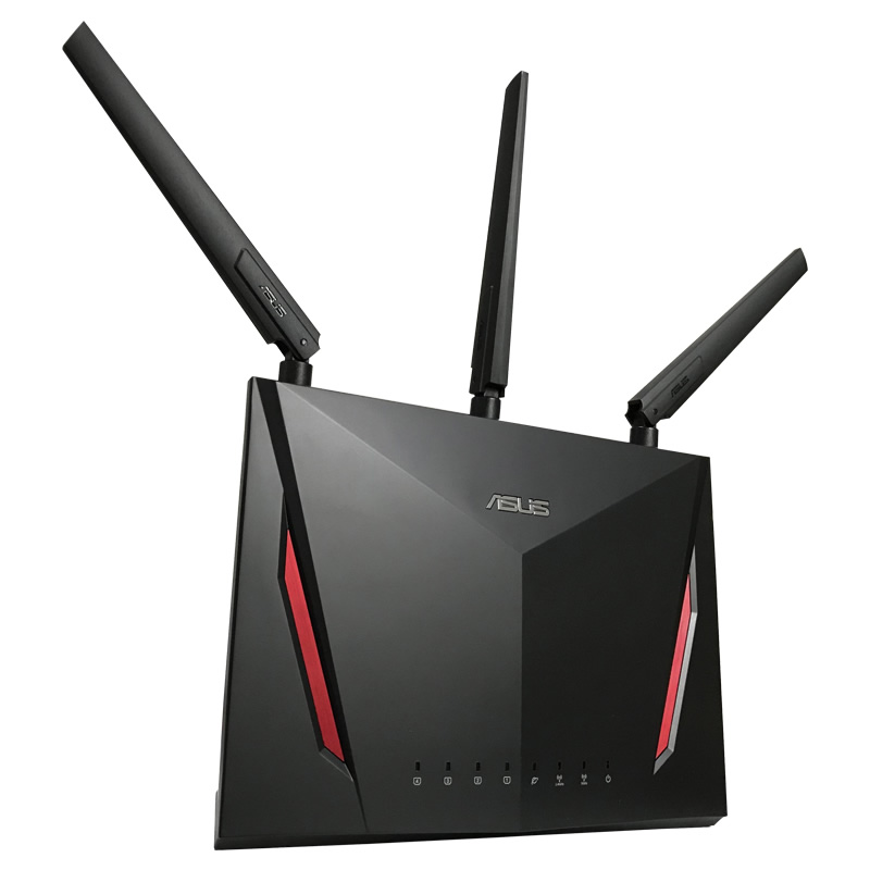 asus华硕rtac86u无线wifi路由器千兆端口梅林5g家用高速aimesh