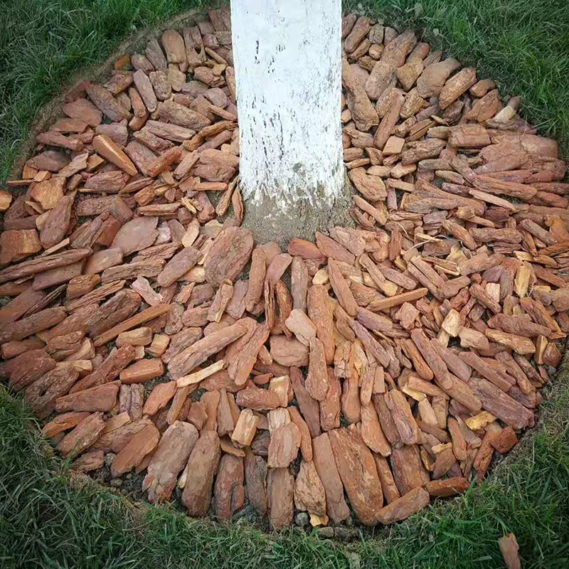 打磨松鳞树坑覆盖天然松树皮园艺绿化树皮覆盖物